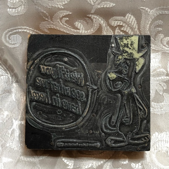 Antique Wood Print Block Huckleberry Hound Wait’ll You See What We Have In Here - Picture 2 of 7